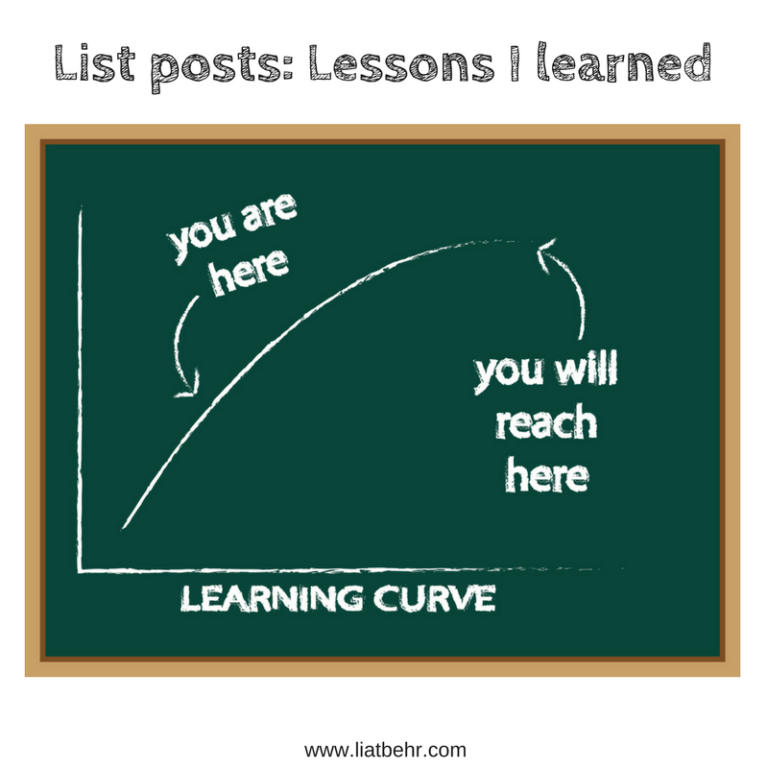 Read more about the article 7 Things I Learned From Writing a List Post