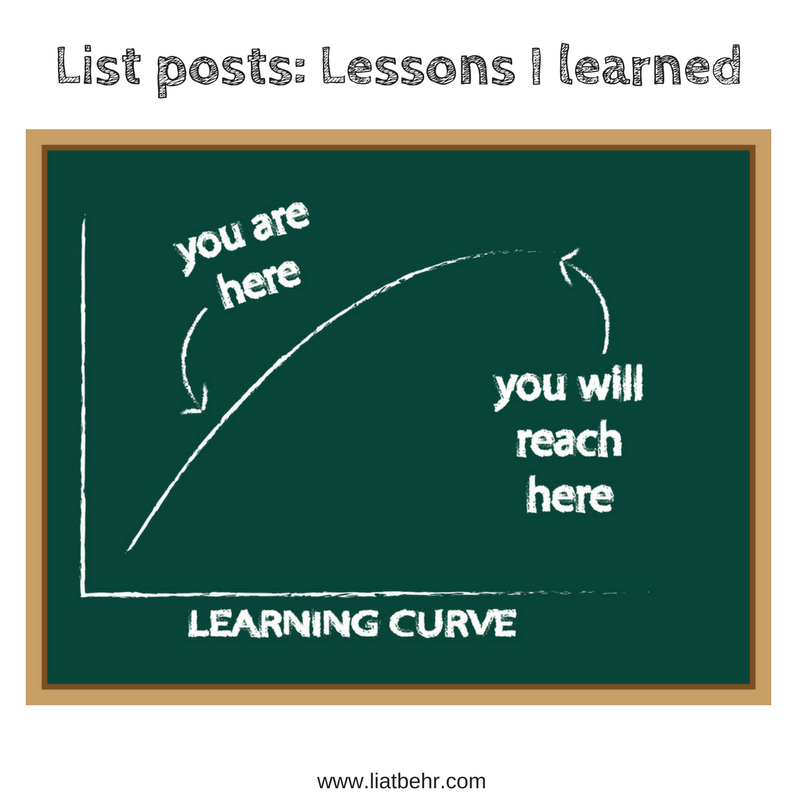You are currently viewing 7 Things I Learned From Writing a List Post