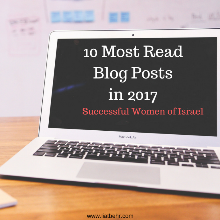 Read more about the article Successful Women of Israel’s 10 Most Read Blog Posts in 2017