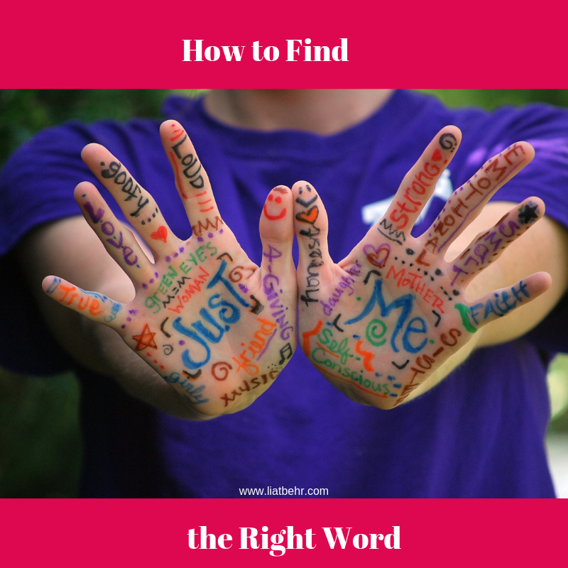You are currently viewing 5 Tools & Tricks to Finding the Right Word