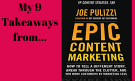 9 Things I Learned from Epic Content Marketing