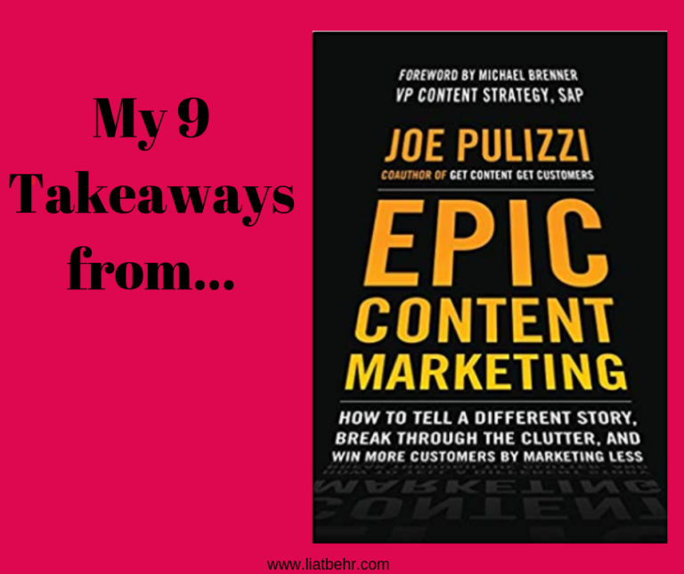 Read more about the article 9 Things I Learned from Epic Content Marketing