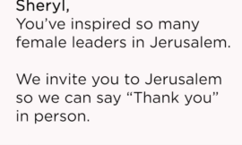 11 Amazing Jerusalem Women Sheryl Sandberg Has to Meet