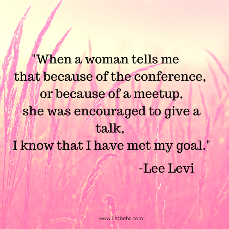 Read more about the article Lee Levi – Promotes Women Speakers