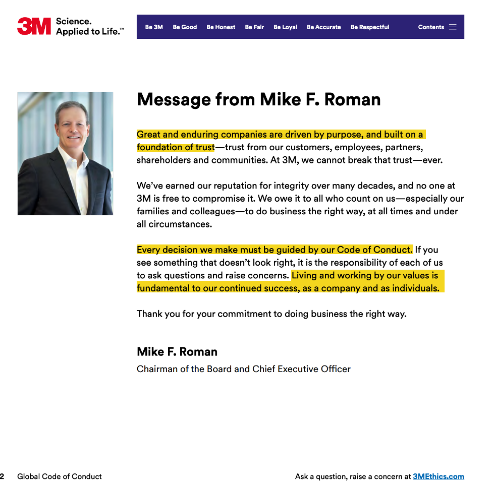 3M Code of Conduct